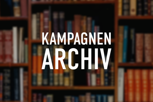 Buchregal - Kampagnen Archiv