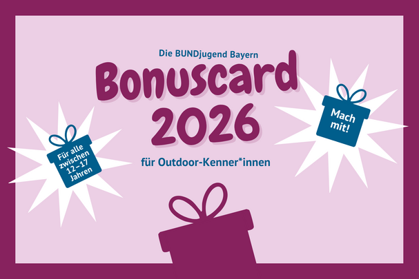Die BUNDjugend Bayern Bonuscard für Outdoorkenner*innen